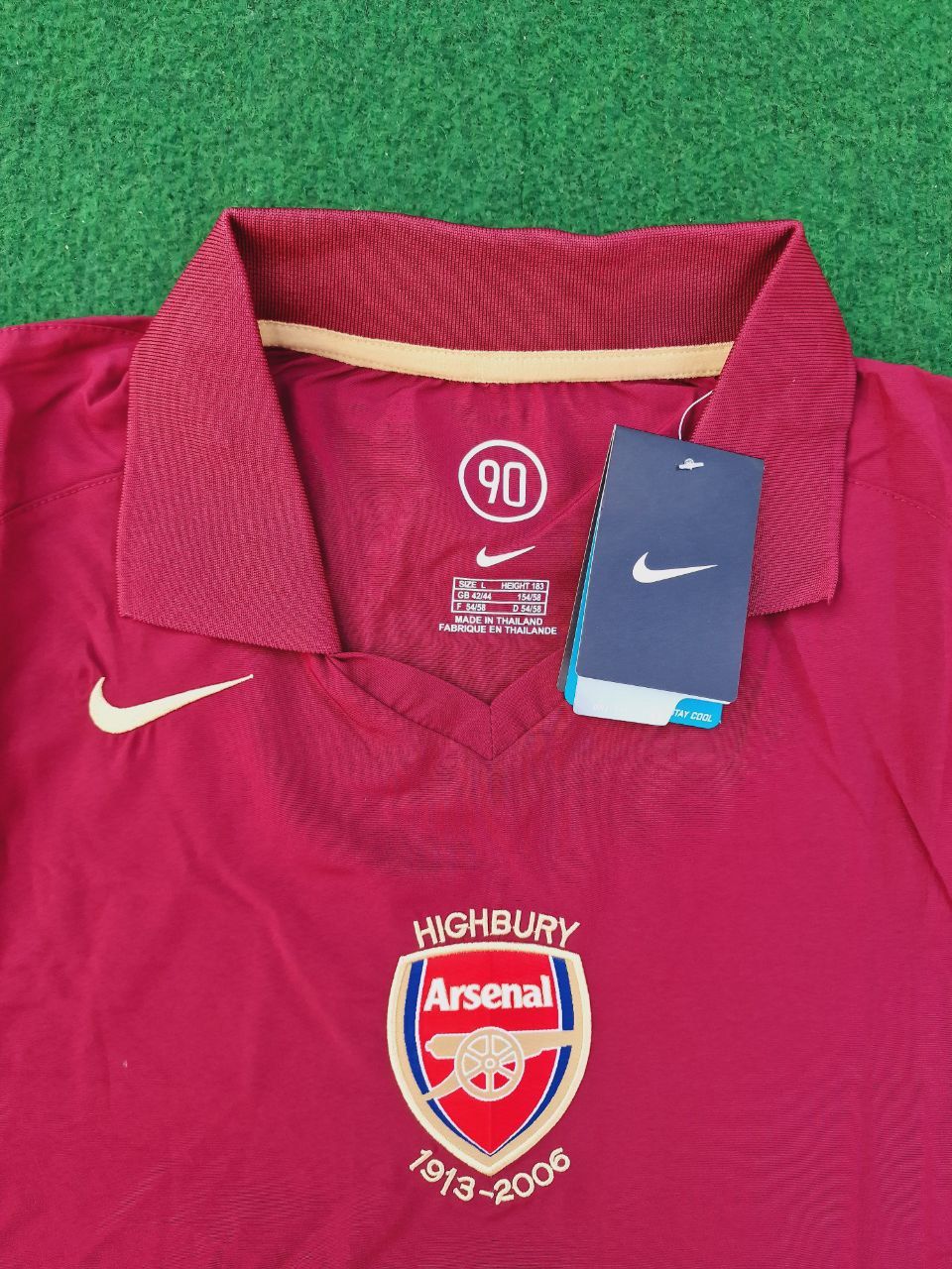 Arsenal Retro 2005 Burgundy Long Sleeve Jersey
