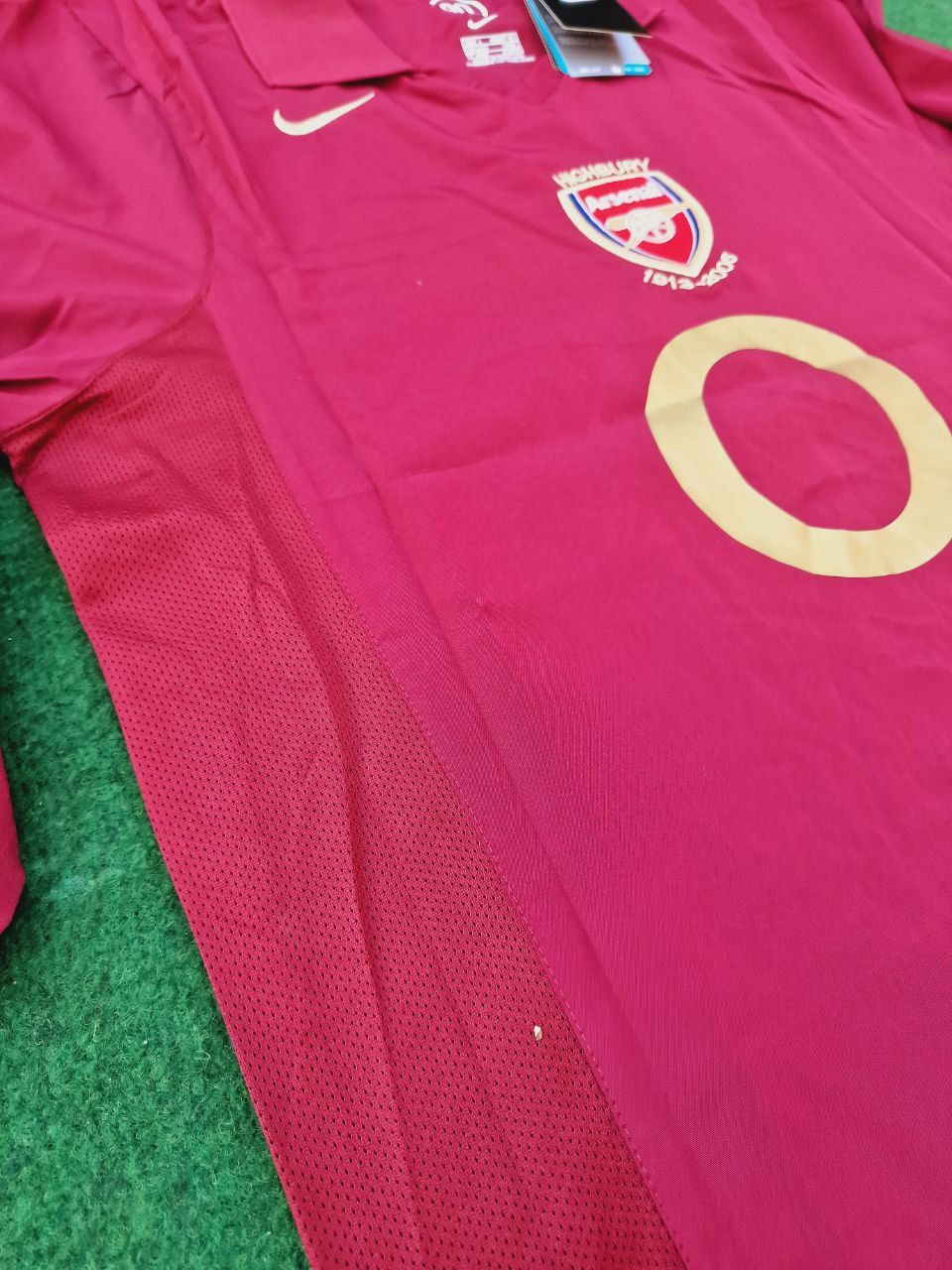 Arsenal Retro 2005 Burgundy Long Sleeve Jersey
