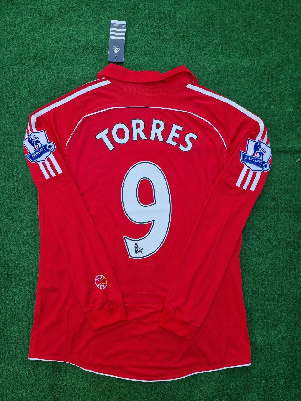 Fernando Torres Liverpool Long Sleeve Retro Kit Jersey Trikot Maillot