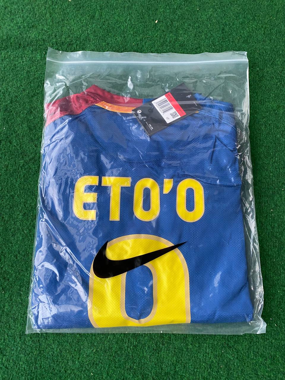 Samuel Eto'o Barcelona 2009 Roma Champions League Final Retro Jersey