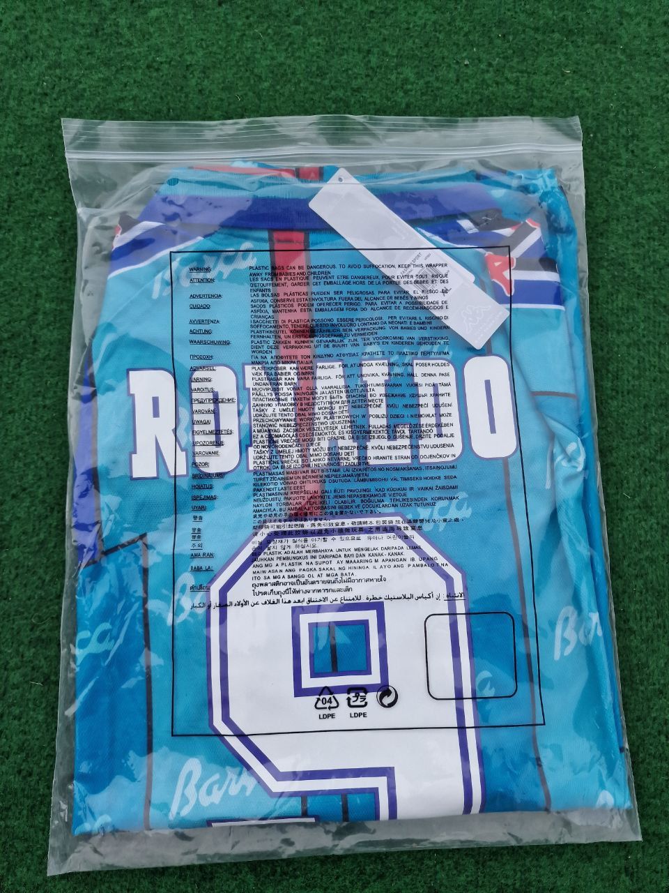 Ronaldo Nazario Barcelona Retro Football Jersey
