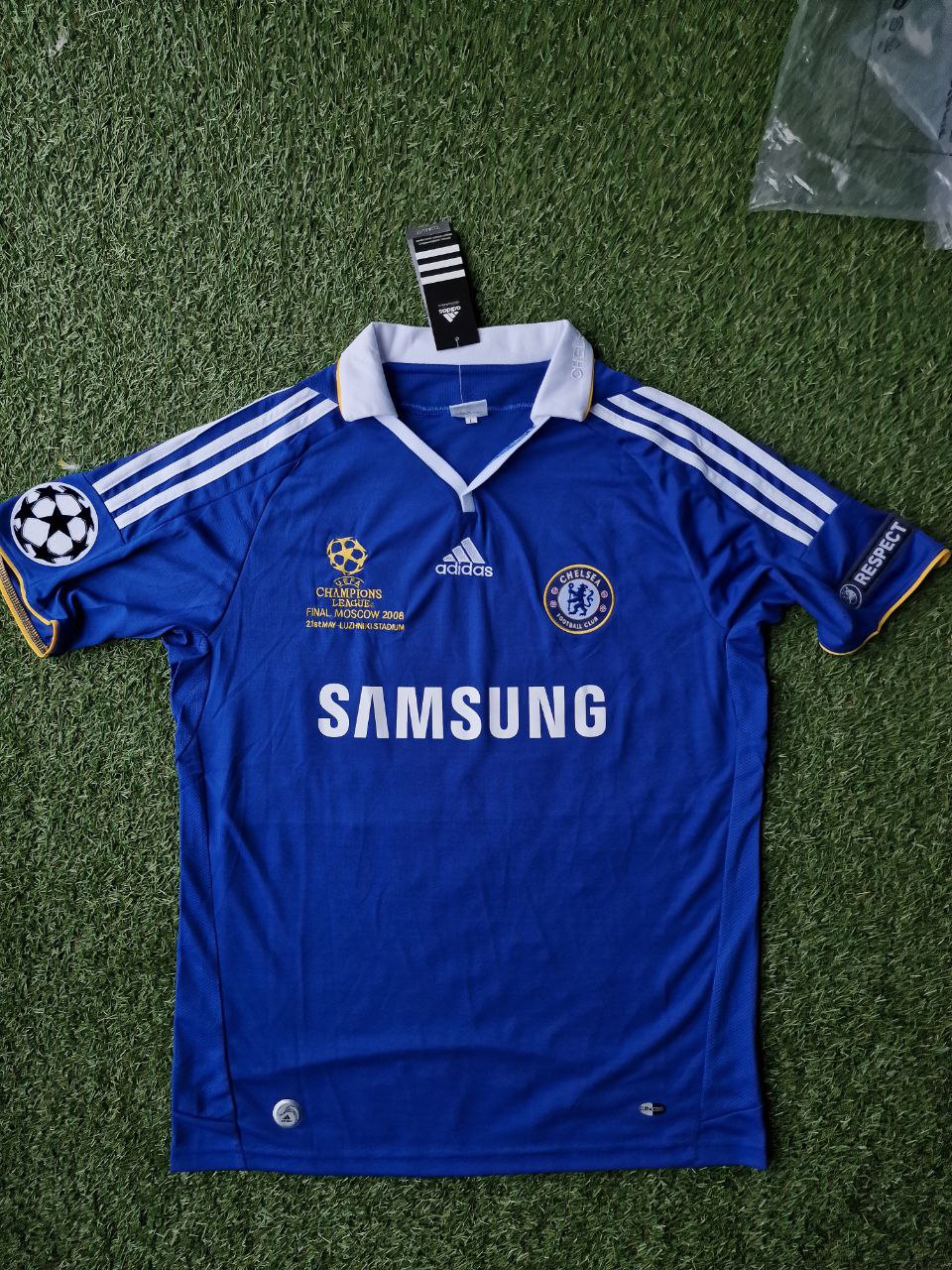 Chelsea Michael Ballack 2008 Champhions League Final Jersey Trikot Soccer Kit