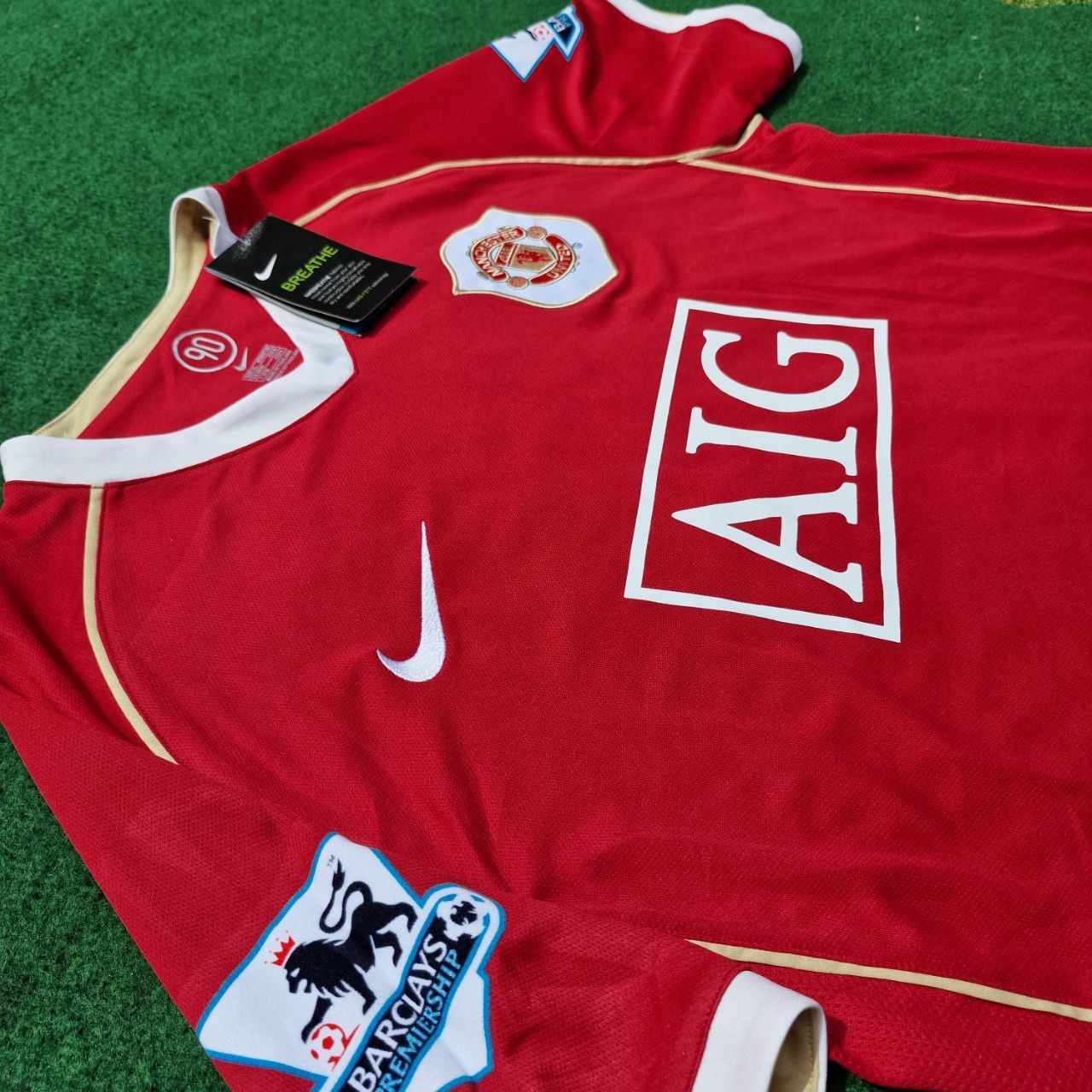 Nemanja Vidic Manchester United 2006/07 Red Kit Jersey Trikot Maglia