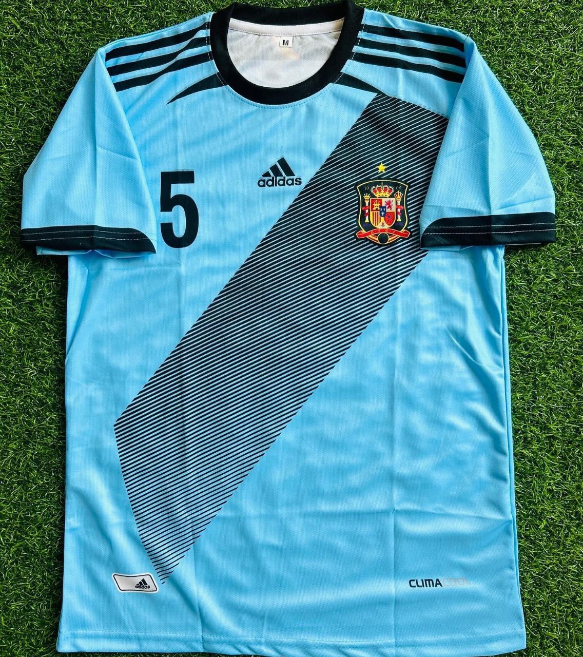 Carles Puyol 12/13 Spain Retro Jersey