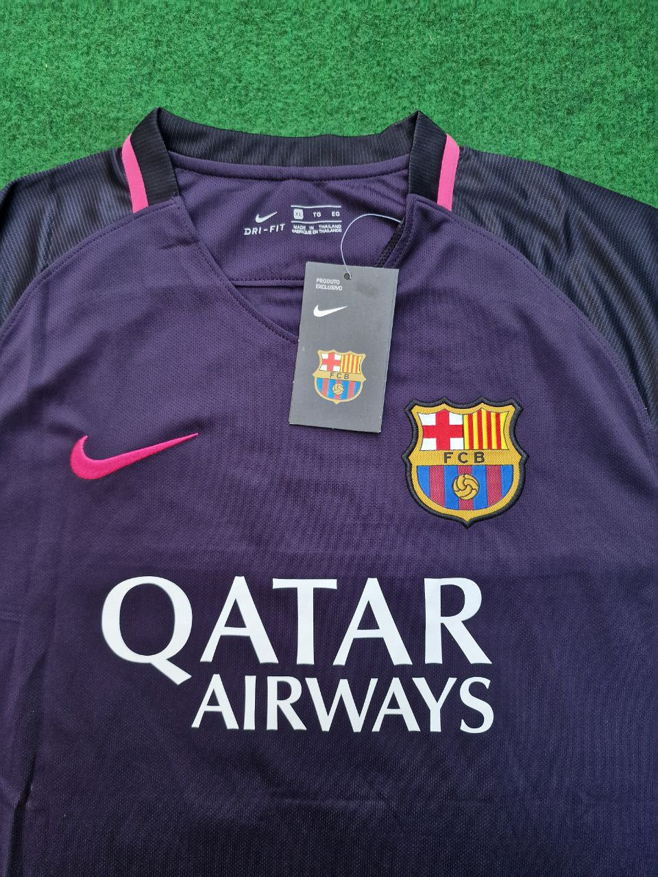 Neymar Jr Barcelona 14/15 Retro Pink Printing Long Sleeve Jersey Maillot Trikot Maglia