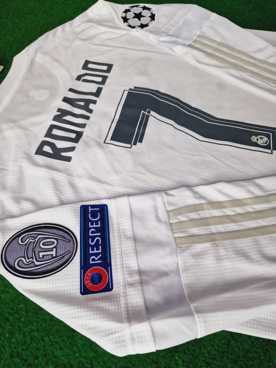 Cristiano Ronaldo 7 - Madrid 2016 Champions League Final Long Sleeve Jersey Trikot Maillot