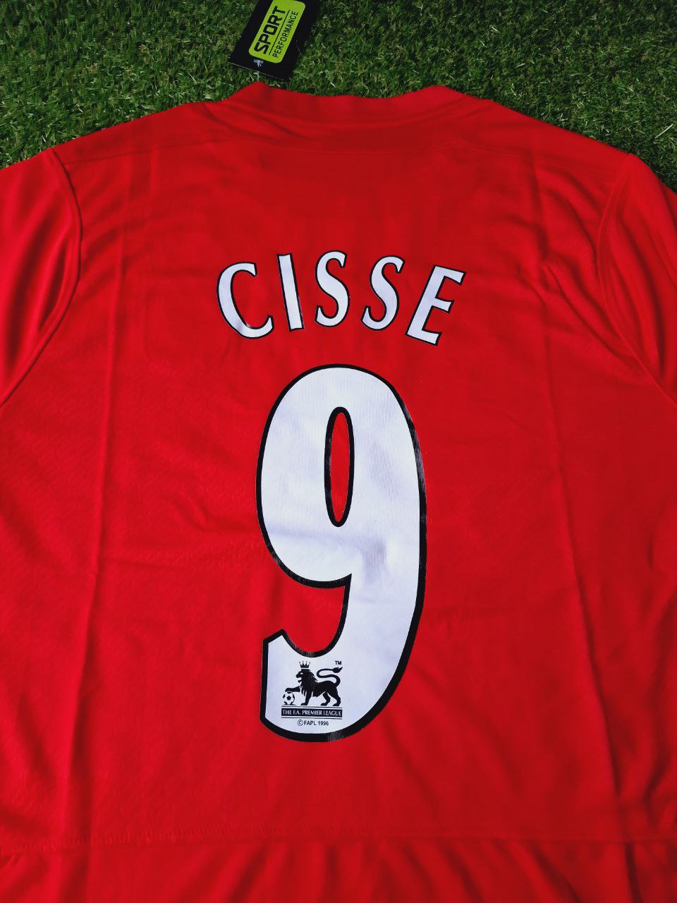 Djibril Cisse Liverpool Red Retro Football Jersey