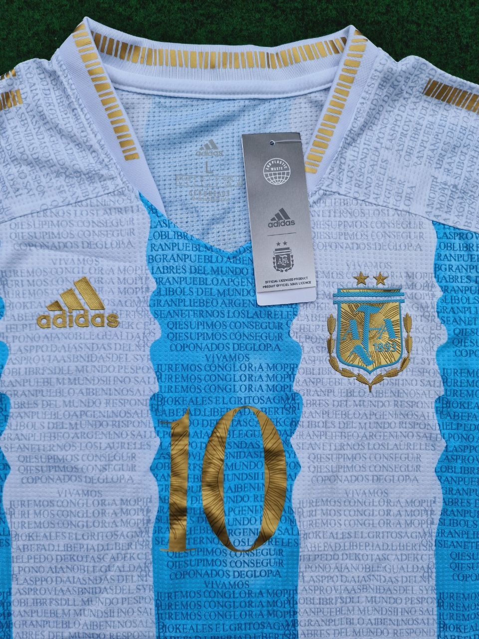 Diego Armando Maradona Argentina Commerative Anniversary Football Jersey Trikot Maillot