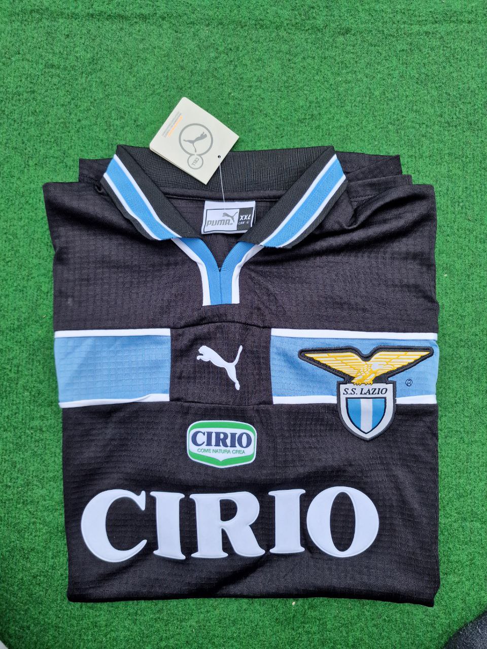 Lazio 2000 Black Retro Football Jersey