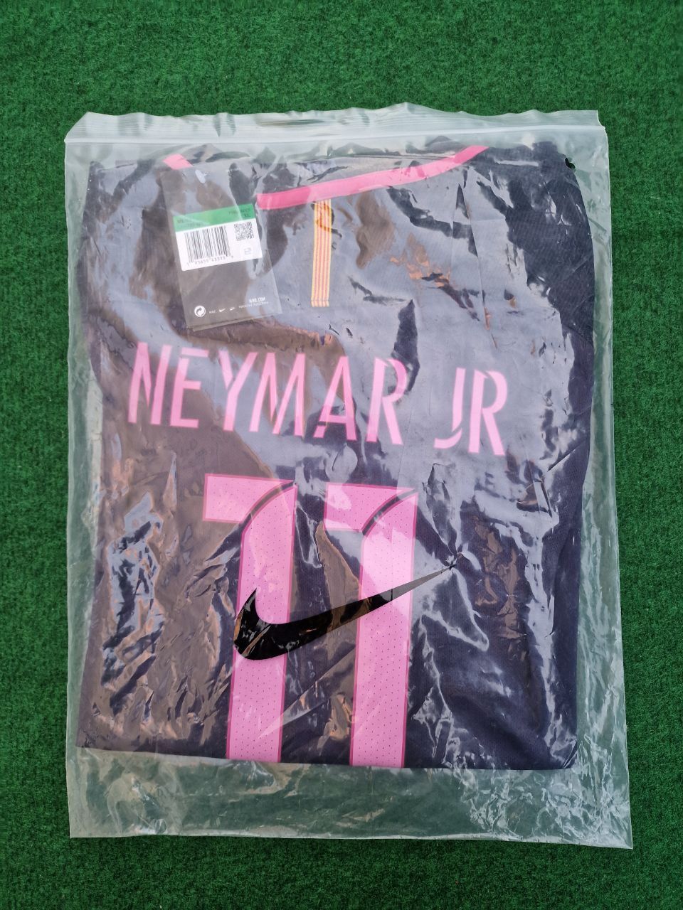 Neymar Jr Barcelona 14/15 Retro Black Pink Jersey Maillot Trikot Maglia