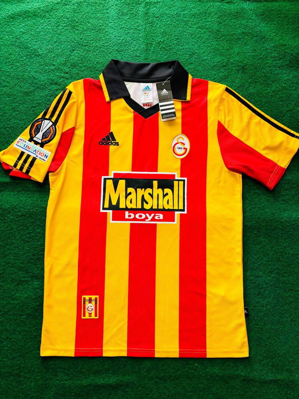 Galatasaray Gheorge Hagi UEFA 2000 Retro Nostalji Formasi Football Home Trikot Jersey Maillot