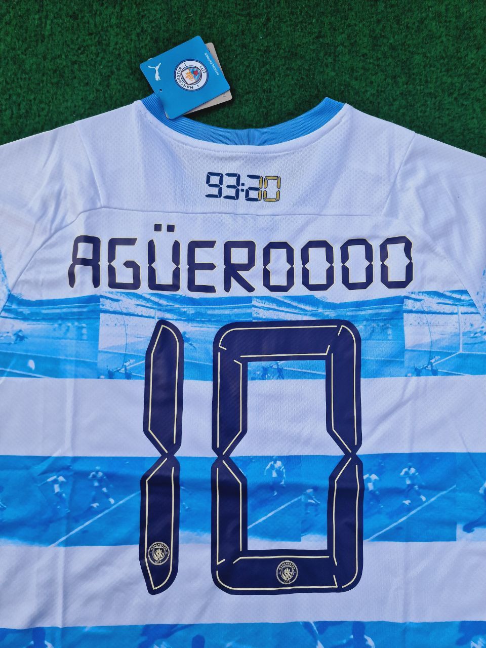 Sergio Kun Agüero Manchester City Special Championship Jersey