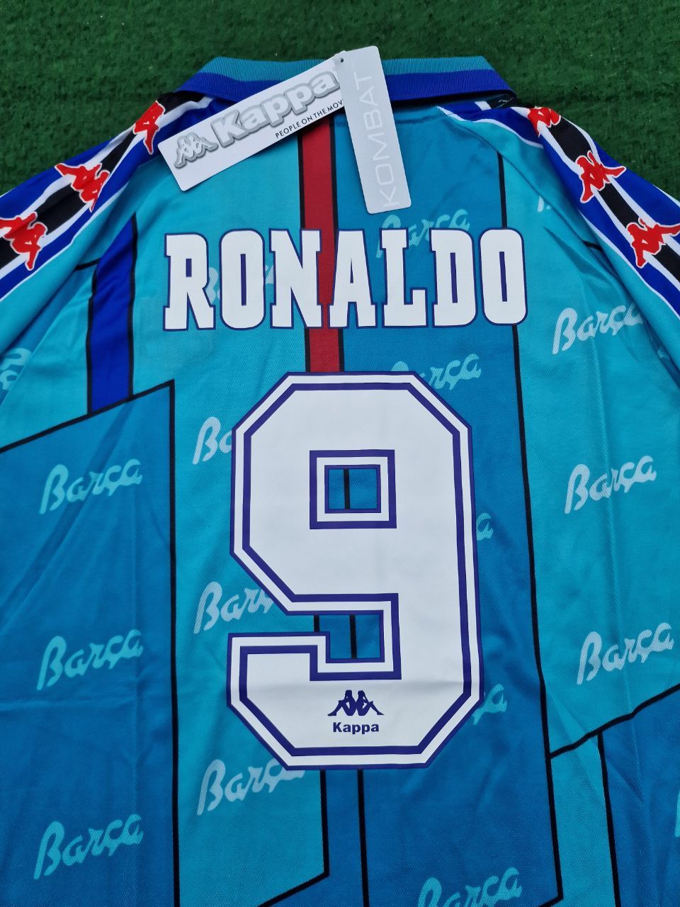 Ronaldo Nazario Barcelona Retro Football Jersey