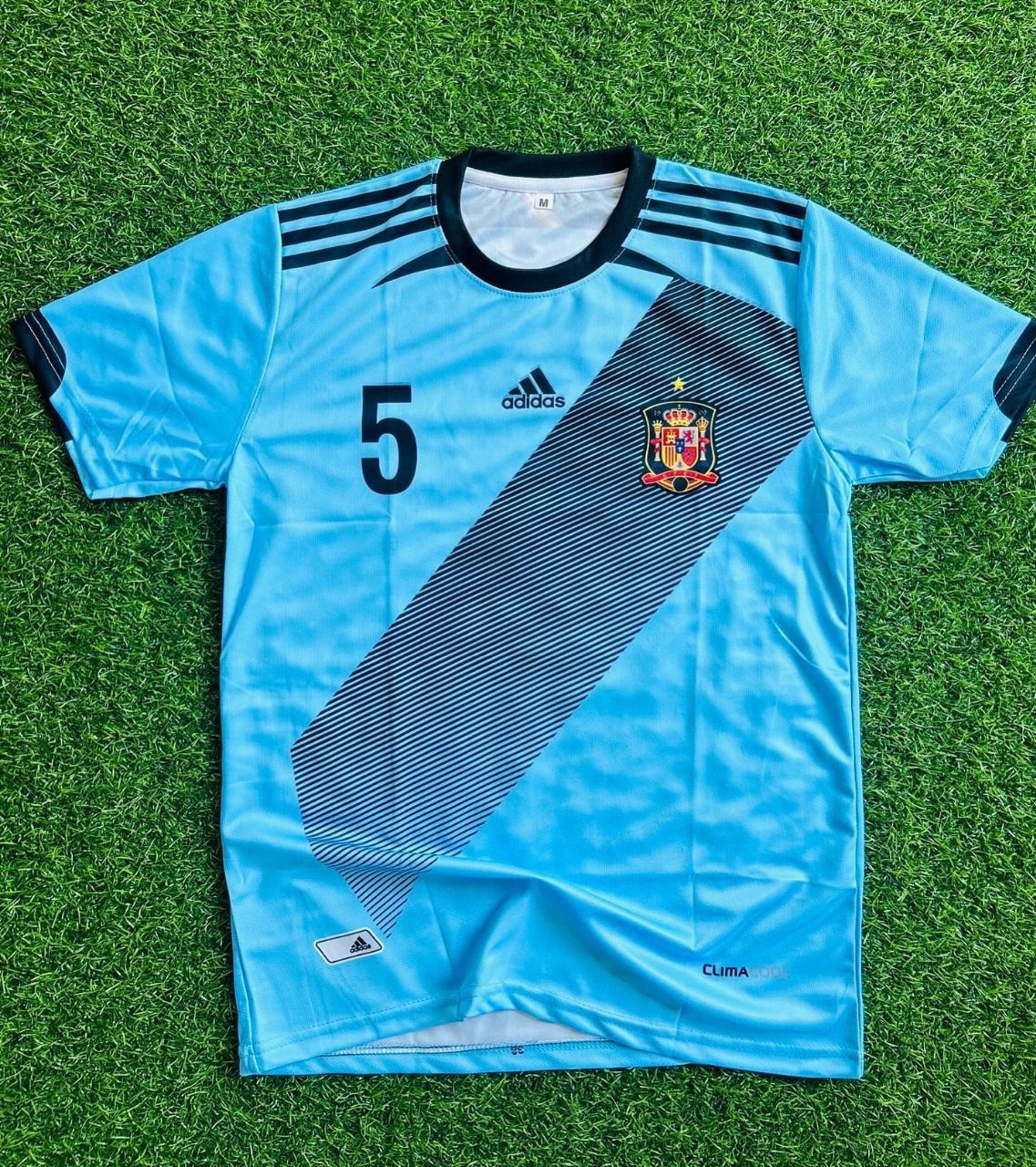 Carles Puyol 12/13 Spain Retro Jersey