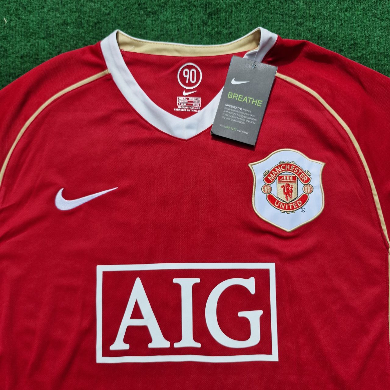 Nemanja Vidic Manchester United 2006/07 Red Kit Jersey Trikot Maglia