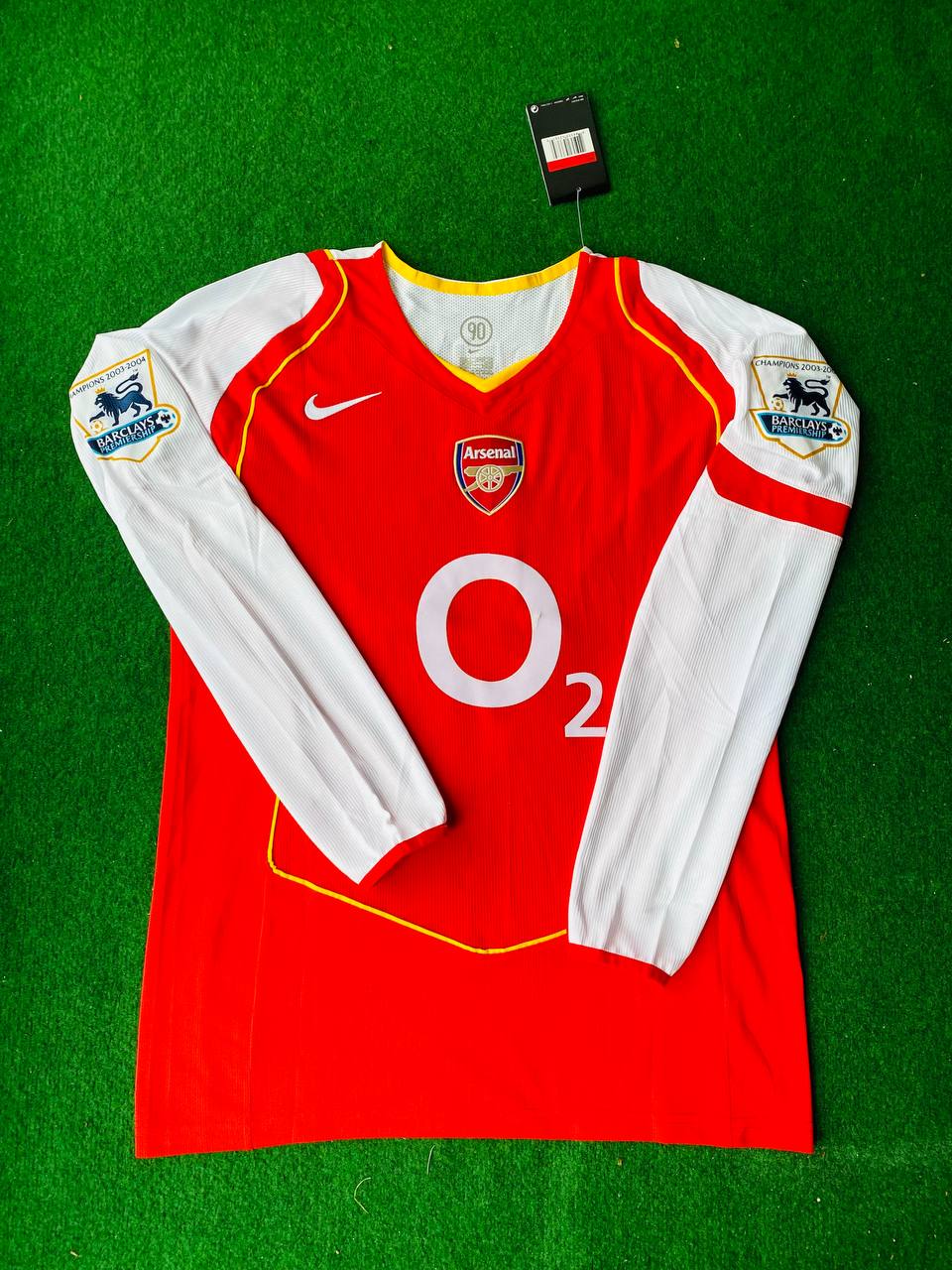 Thierry Henry Arsenal Retro Long Sleeve Football Jersey