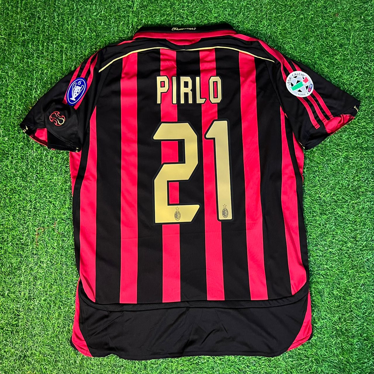 Andrea Pirlo 2006 - 07 AC Milan Retro Football Jersey Kit