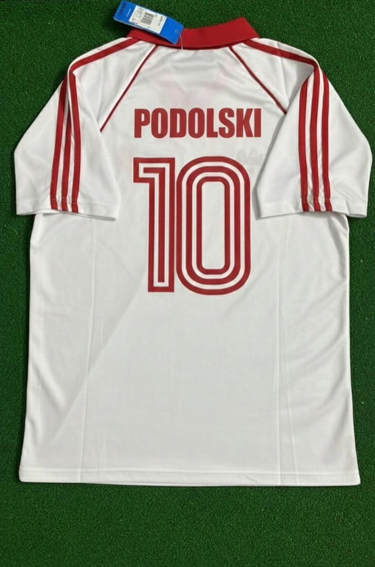 Lukas Podolski FC Köln Retro Football Jersey