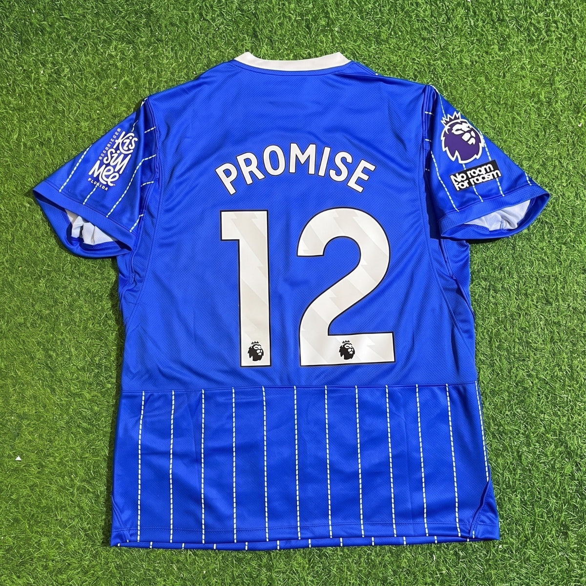 Brighton 2026-2027 Promise David #12 Home Blue Football Jersey