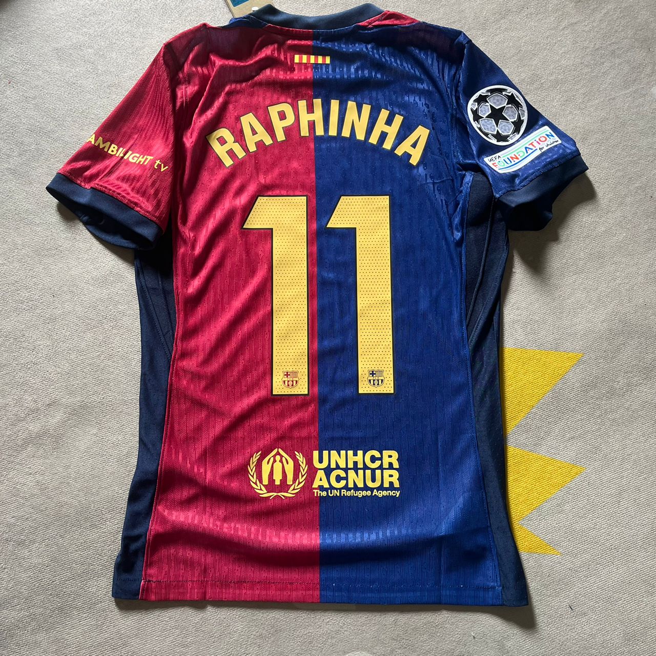 Raphinha Barcelona Football Jersey Kit