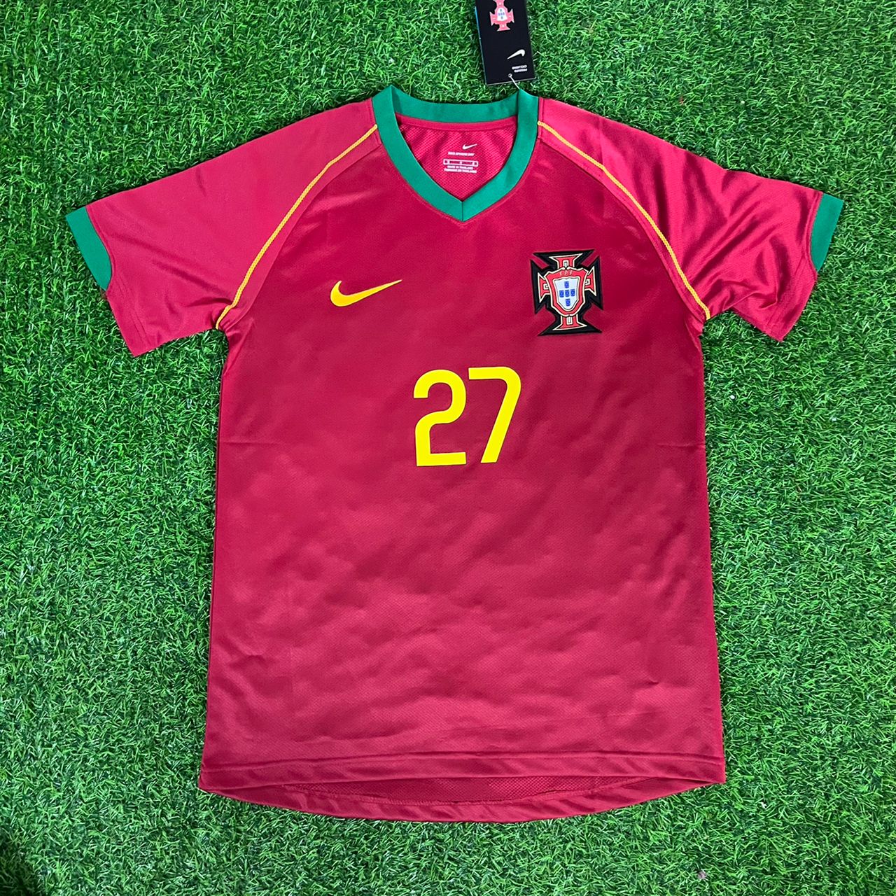 27 Ricardo Quaresma – Portugal 2006 World Cup Retro Kit Jersey – | Trikot | Maillot Soccer Kit