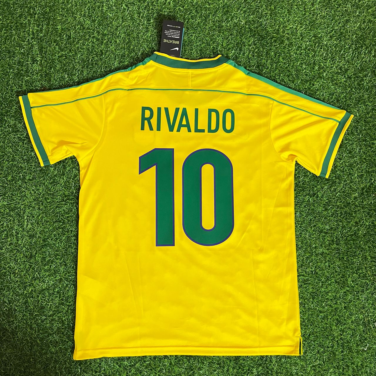 Rivaldo Brazil 1998 World Cup Retro Jersey