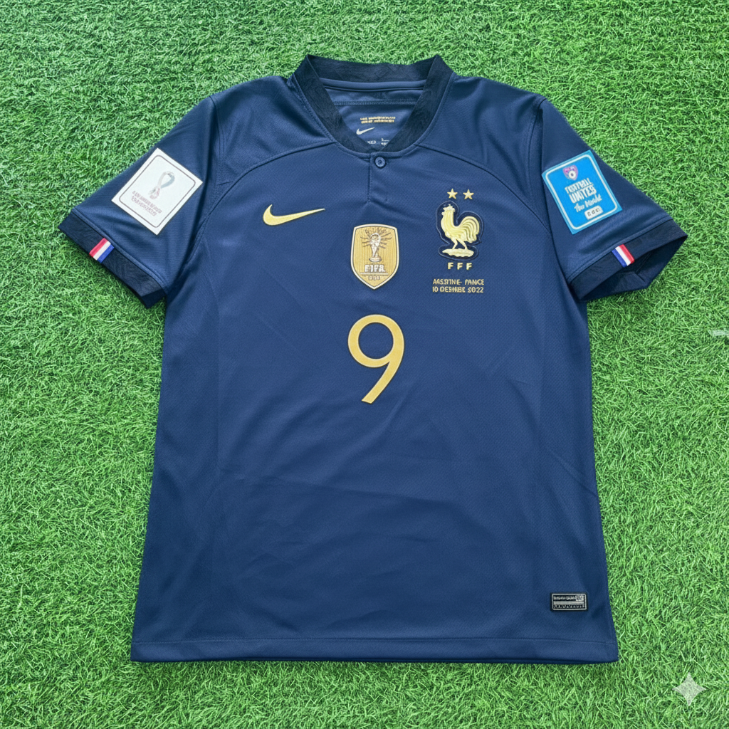 France World Cup 2022 Olivier Giroud Final Retro Football Jersey