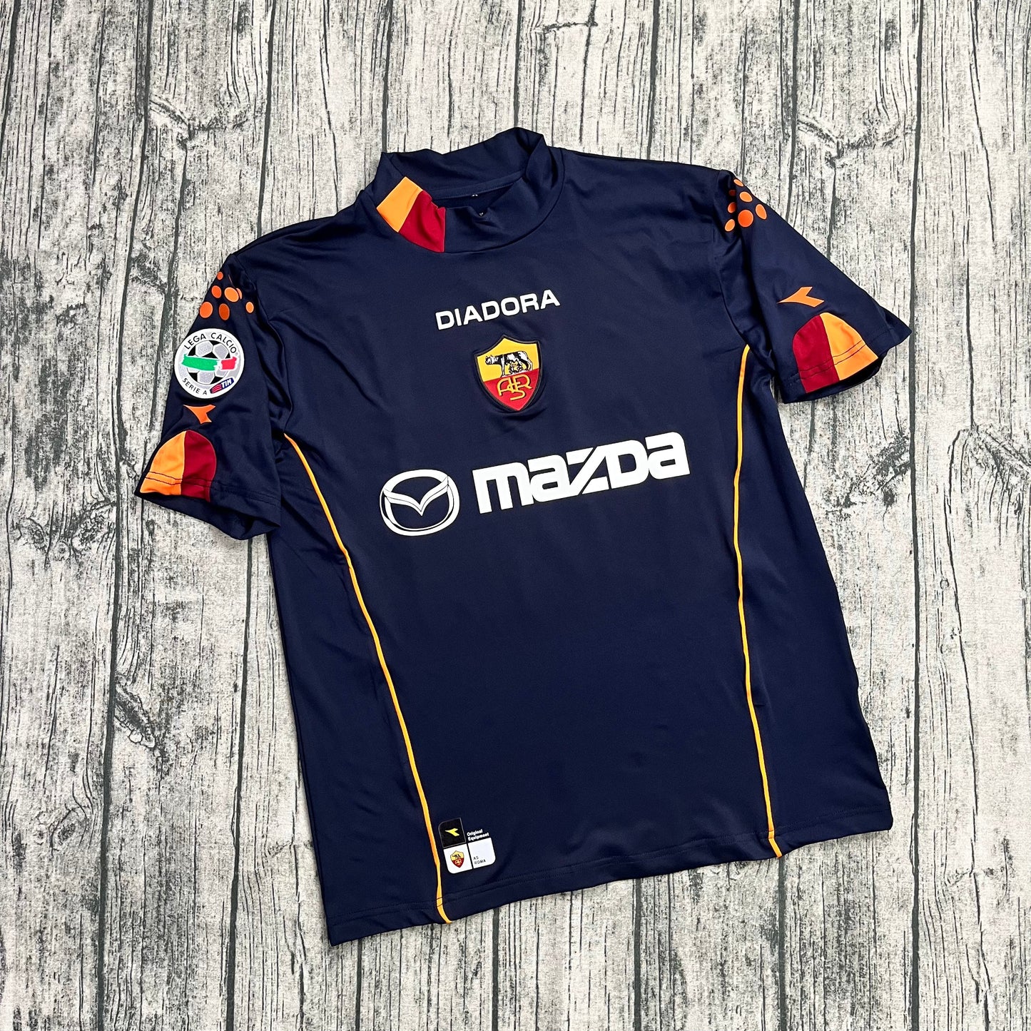 Francesco Totti 10 – Roma 2003-04 Away Short Sleeve Retro Kit Jersey Trikot Maillot