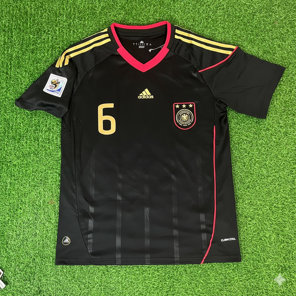 Germany World Cup 2010 Sami Khedira - Deutschland Black Football Jersey