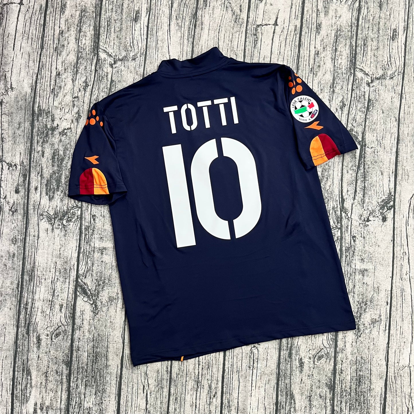 Francesco Totti 10 – Roma 2003-04 Away Short Sleeve Retro Kit Jersey Trikot Maillot