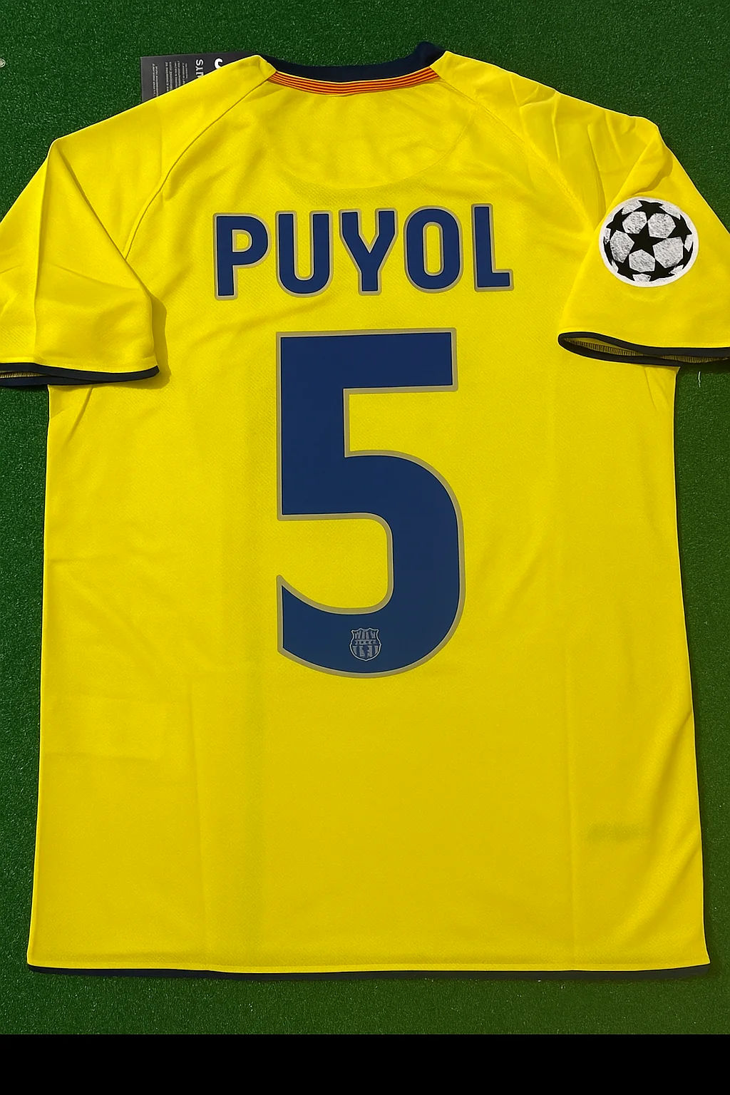 Carles Puyol 2008-09 Barcelona Retro Soccer Kit Football Jersey