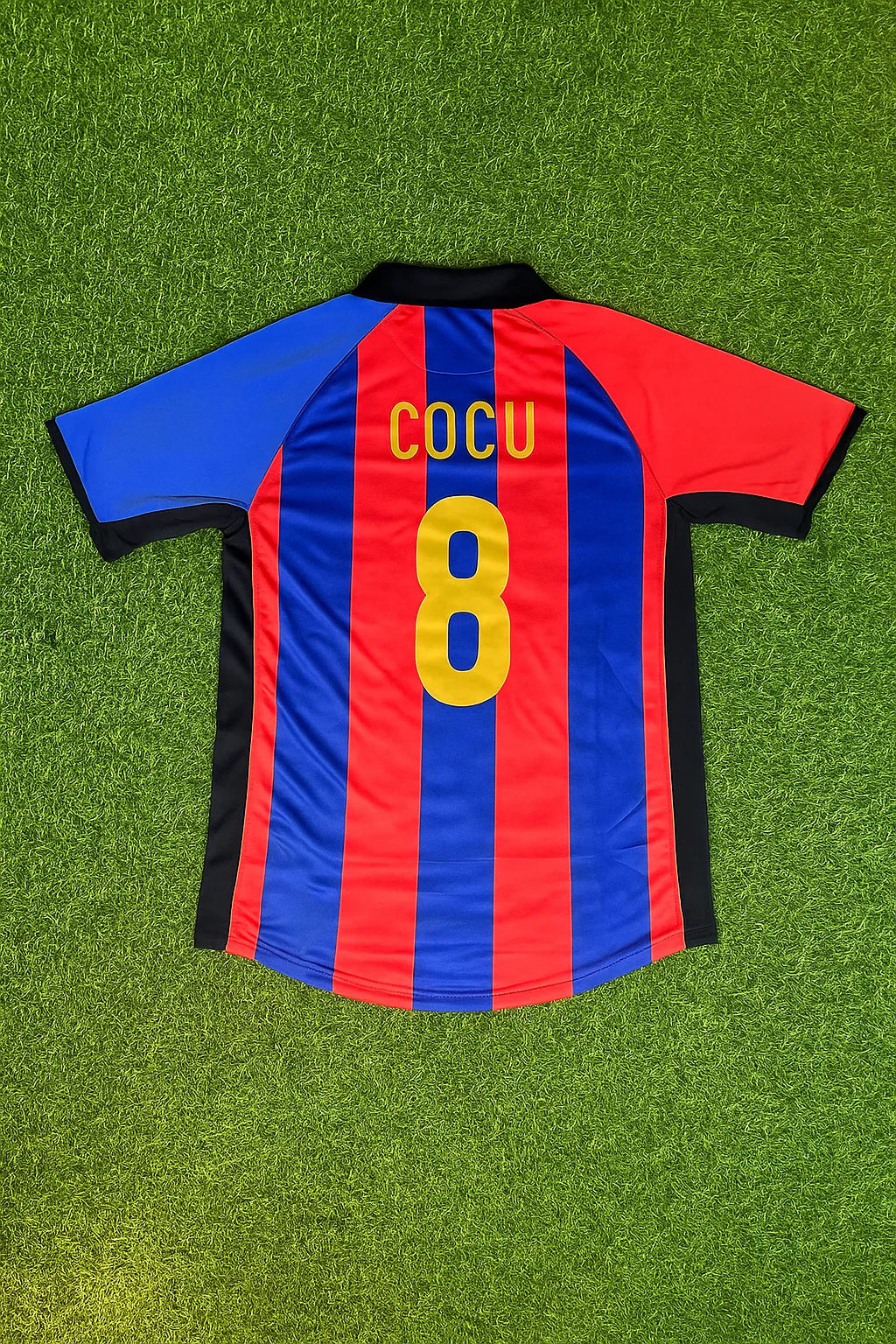 FC Barcelona COCU 8 ユニフォーム Phillip Cocu 8 Barcelona 20012002 Retro Soccer Soccer Kit Football
