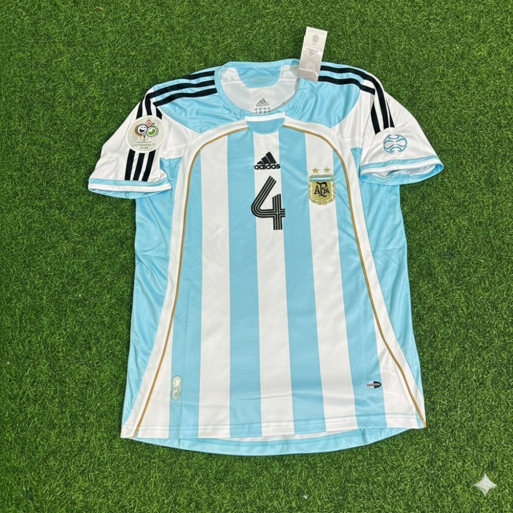 Javier Zanetti Argentina Retro Football Jersey