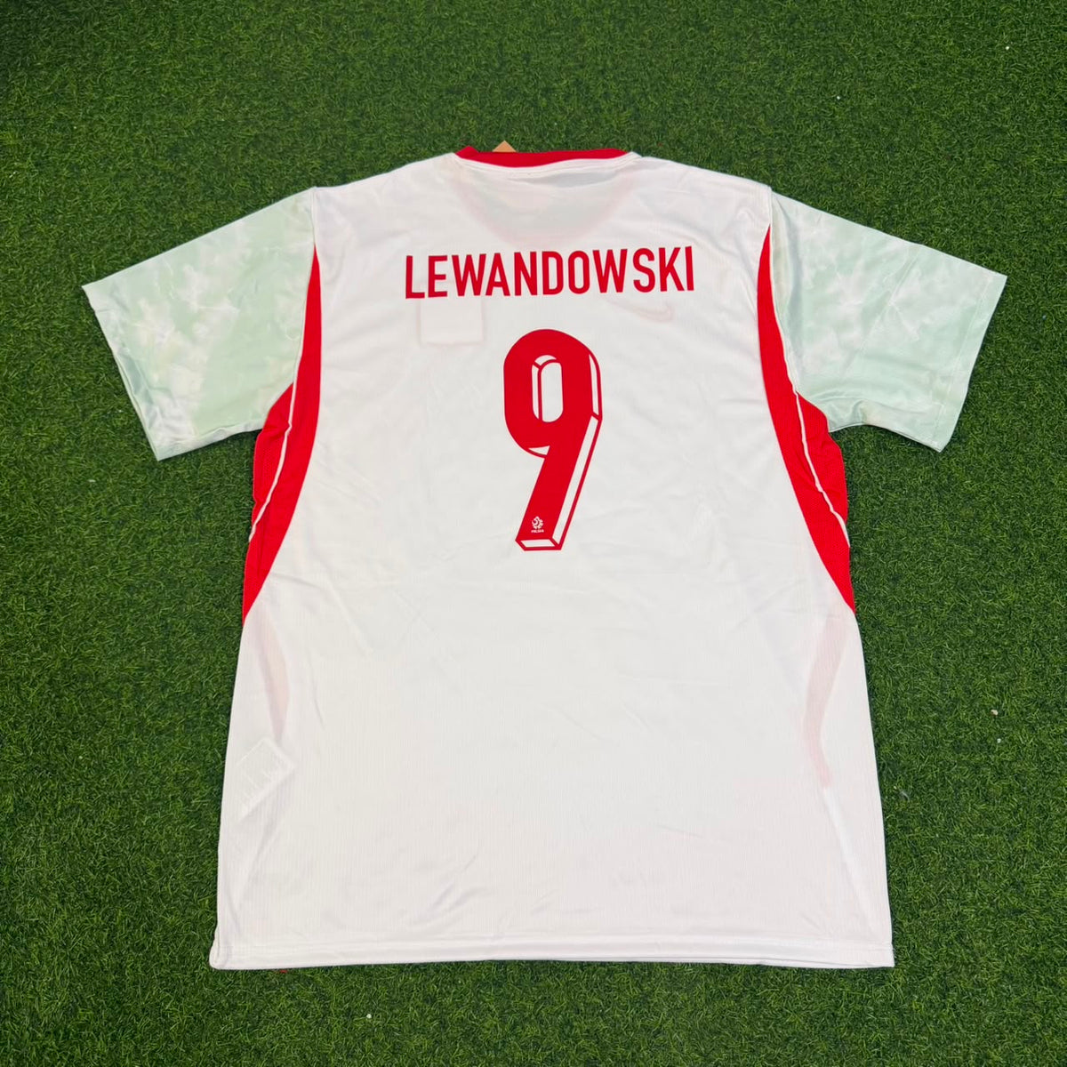 Robert Lewandowski Poland 2026 White Football Jersey