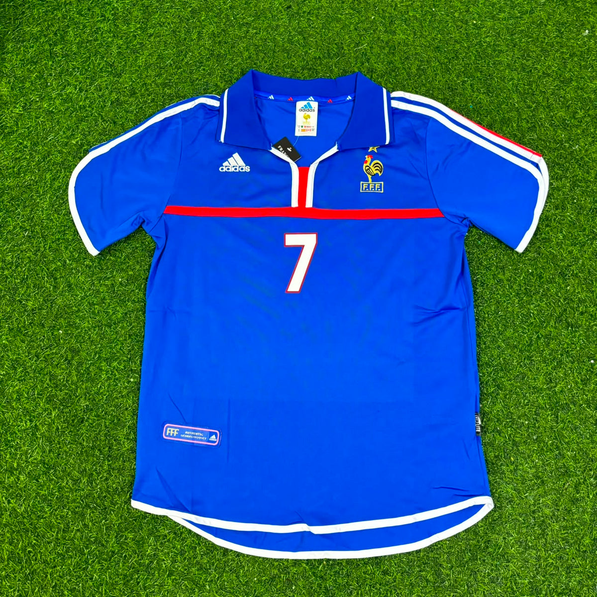 France EURO 2000 2002 Robert Pirès Retro Football Jersey