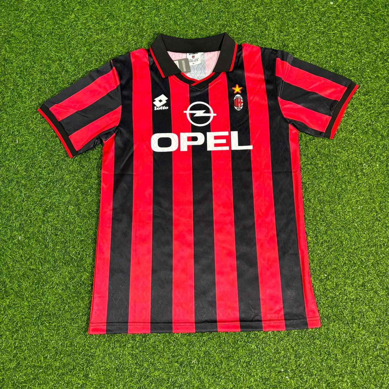 Roberto Baggio AC Milan 1995-1997 Home Retro Football Jersey Kit