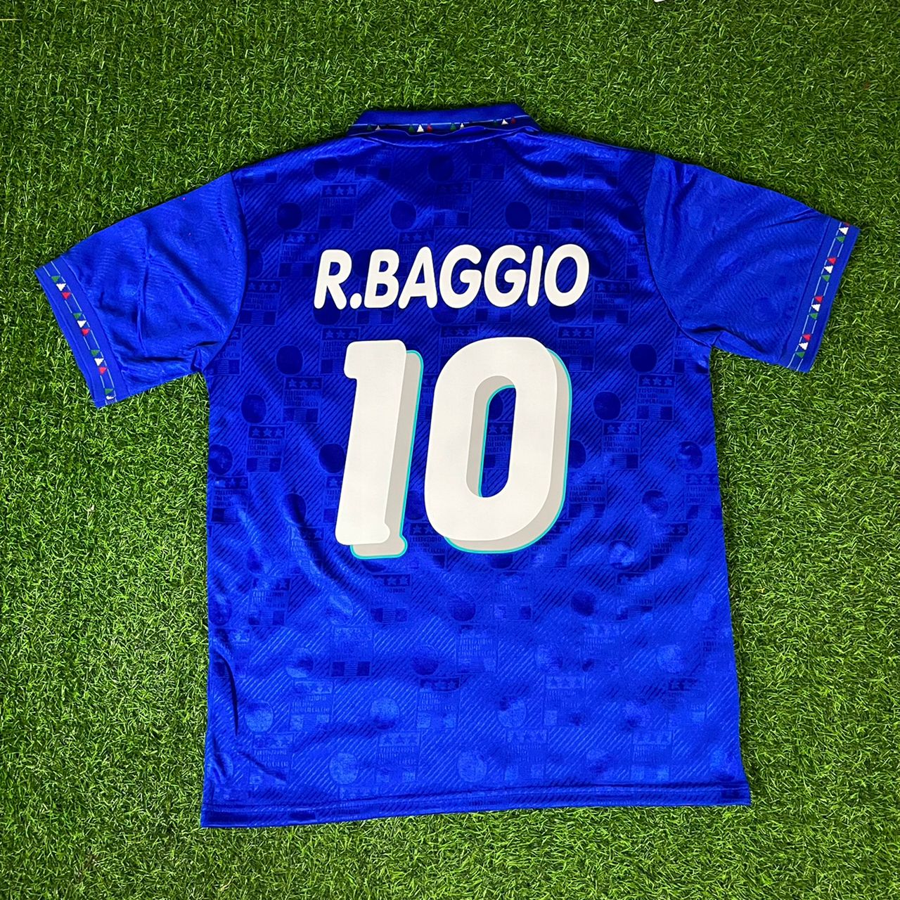 Roberto Baggio Italy 1994 World Cup Kids Kit Retro Jersey Maillot Trikot Maglia