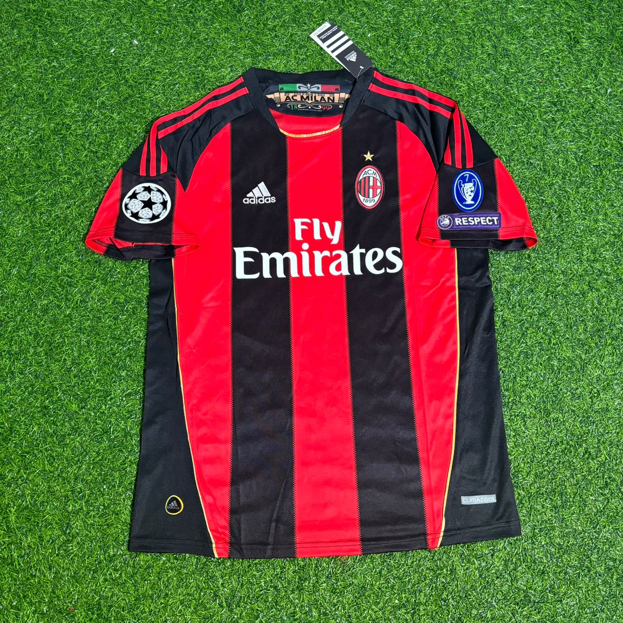 Alessandro Nesta 13 - Milan 2010/2011 Home Retro Football Jersey