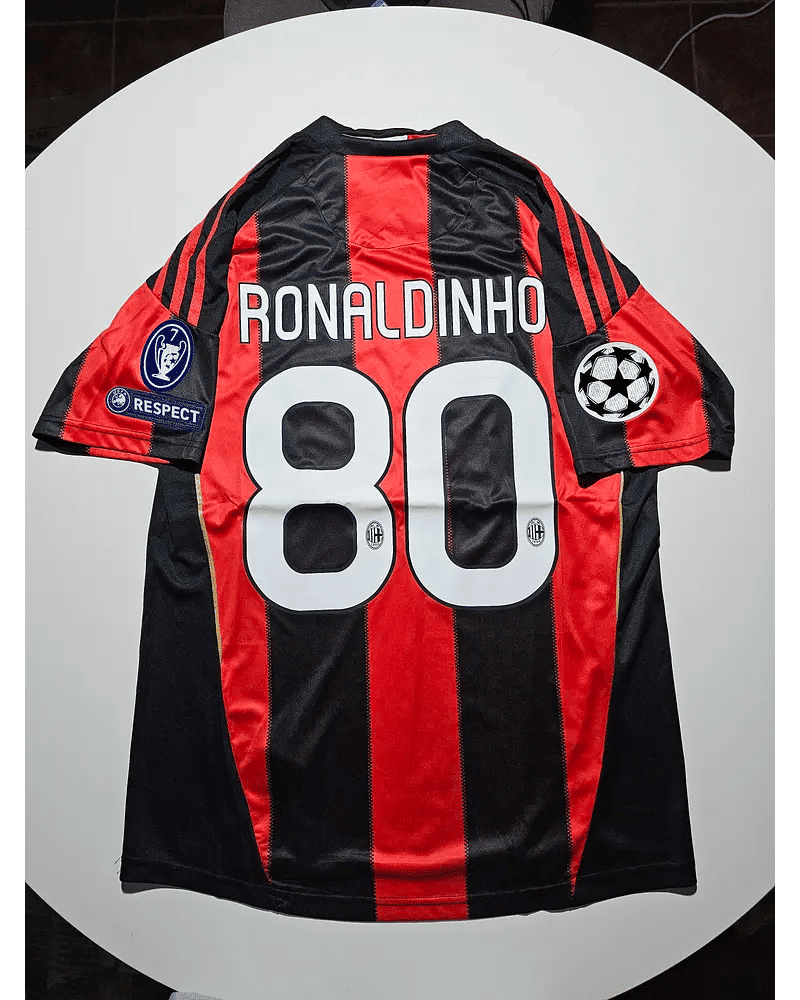 Ronaldinho Gaucho 10 - Milan 2010/2011 Retro Football Jersey Kit