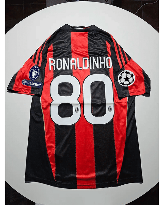 Ronaldinho Gaucho 10 - Milan 2010/2011 Retro Football Jersey Kit
