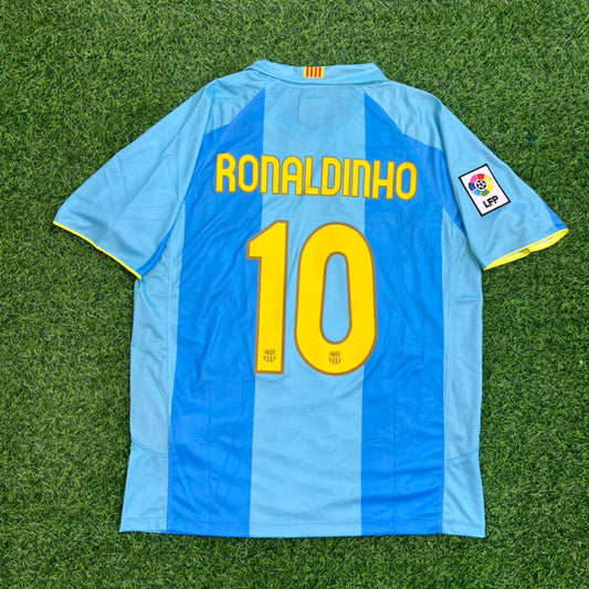 Ronaldinho Gaucho Barcelona 2008 Retro Football Jersey Kit