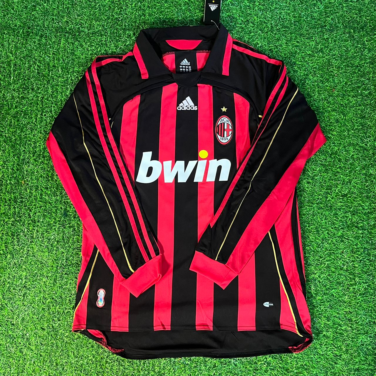 Ronaldinho Milan 2006 2007 Retro Long Sleeve Football Jersey Kit
