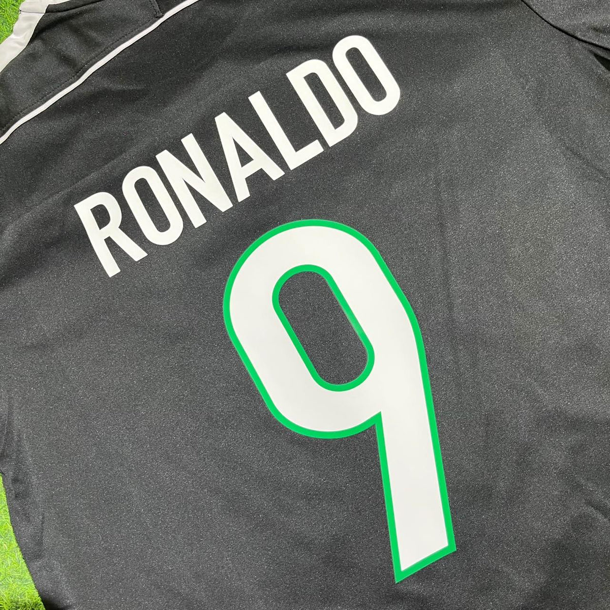 Brazil Ronaldo Nazario Black Retro Football Jersey