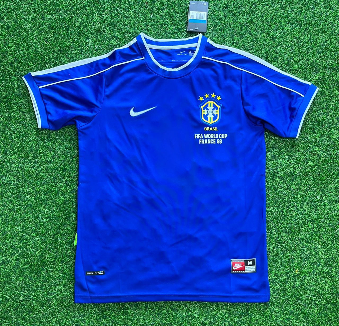 Brazil World Cup 1998 Ze Roberto Retro Football Jersey