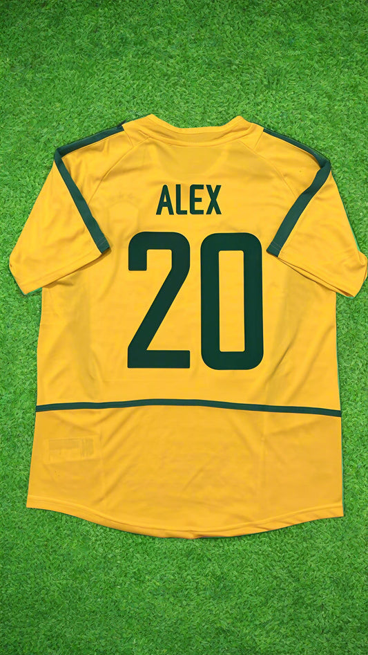 Alex de Souza #20 Fenerbahce Legend Brazil Retro Football Jersey Kit