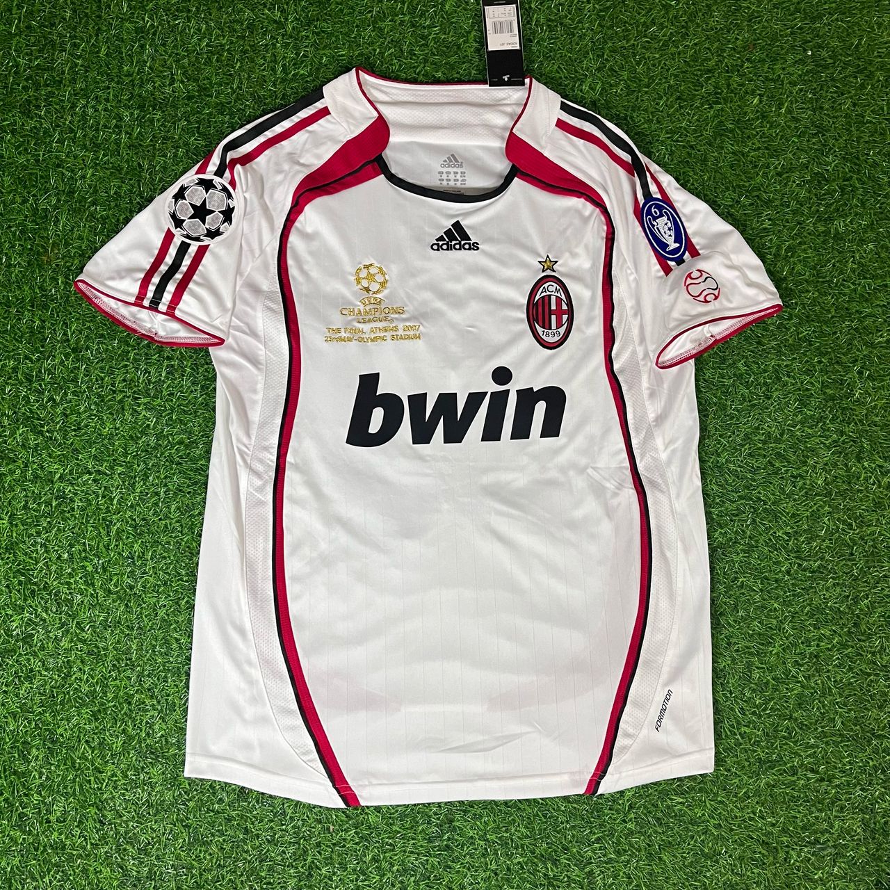 Ronaldo Nazario El Fenomeno Milan 2007 Final Athene Champions League Final Retro Football Jersey Kit