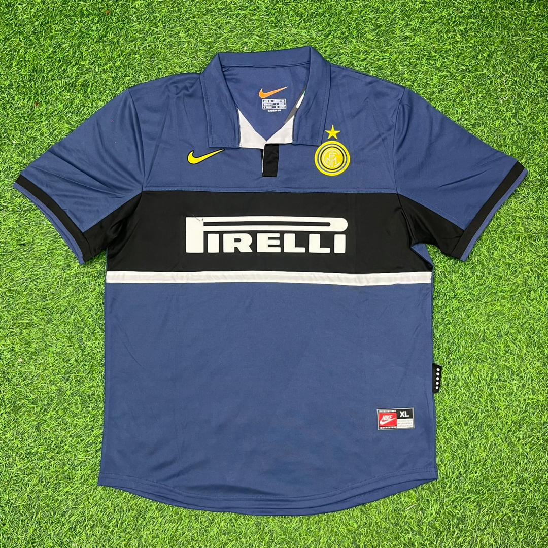 Ronaldo Nazario #9 Inter Milan 1998-1999 Home Retro Football Jersey Kit