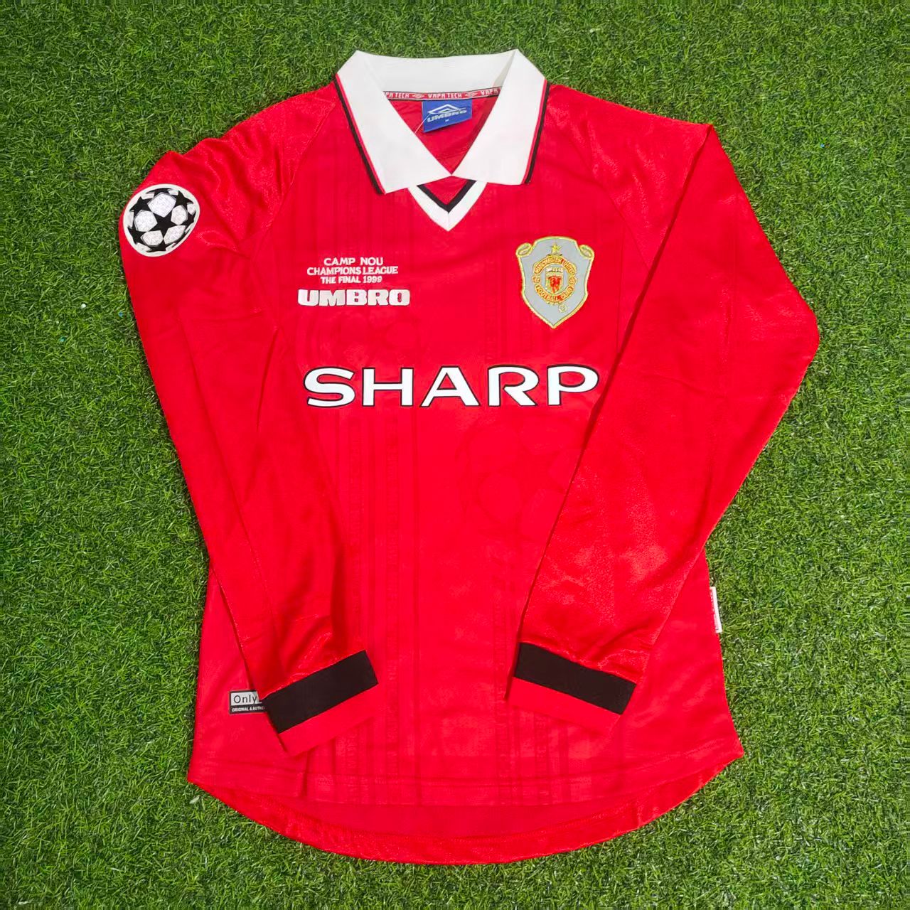 Roy Keane Manchester United 1999 Champions League Final Retro Football Jersey Collection