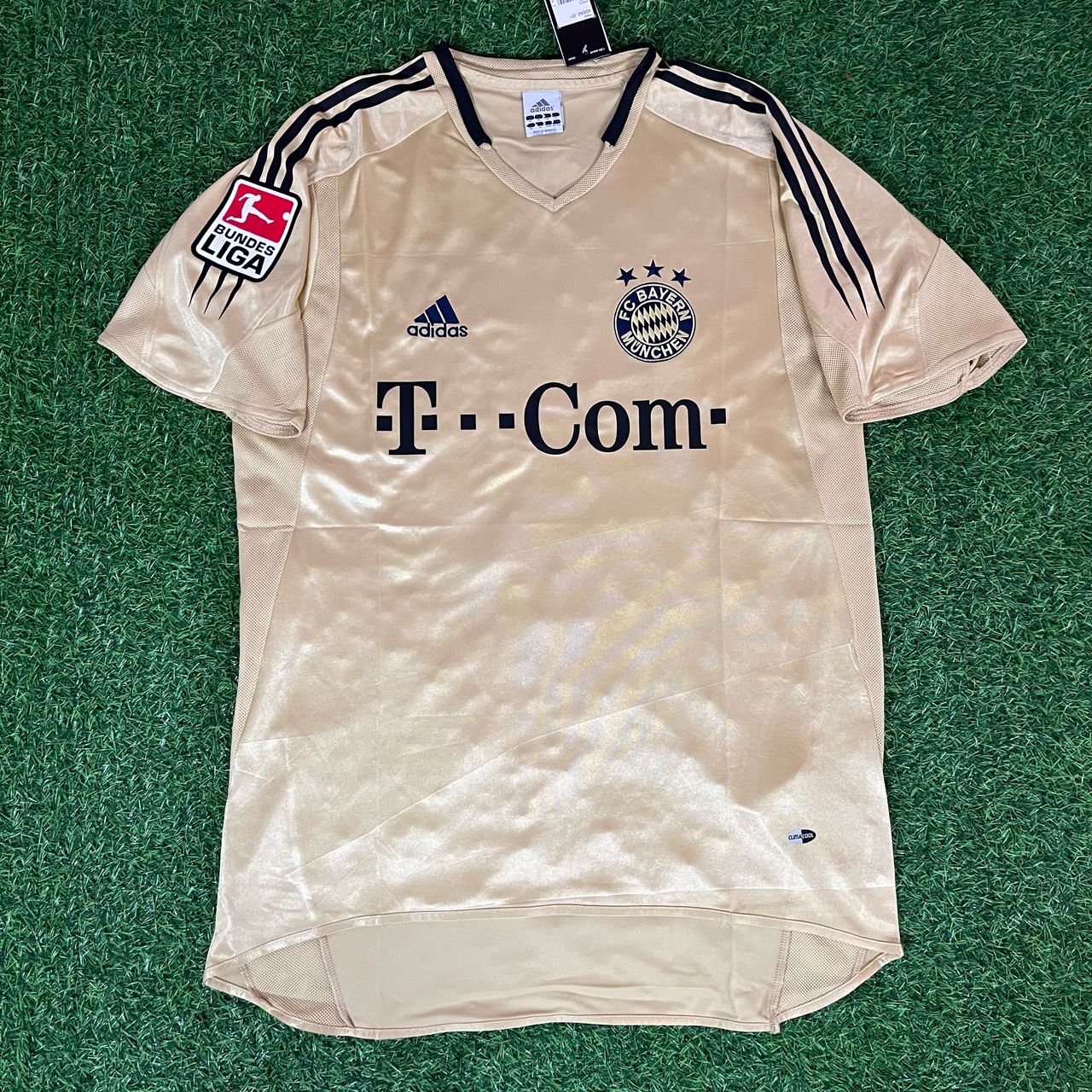 Michael Ballack München 2004/05 Retro Golden Fußballtrikot Set Jersey