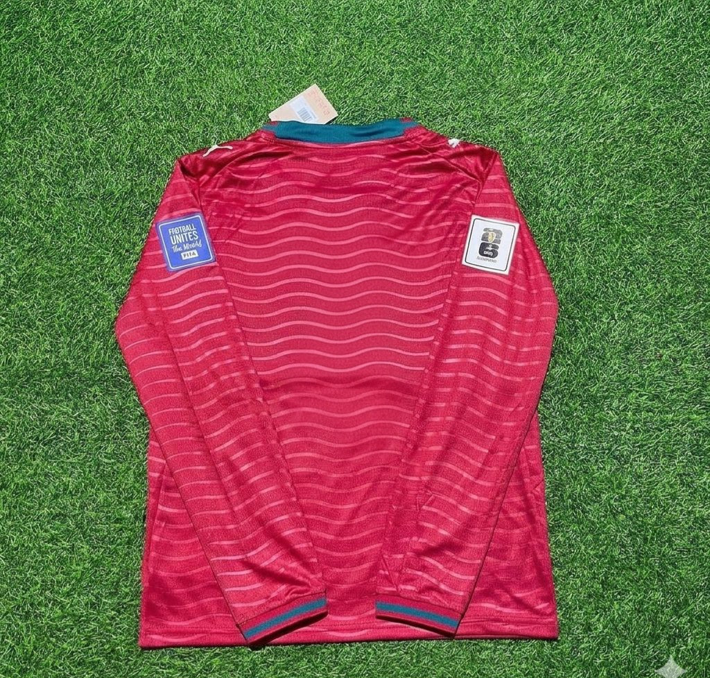 Portugal 2026 Red Home Long Sleeve Football Jersey